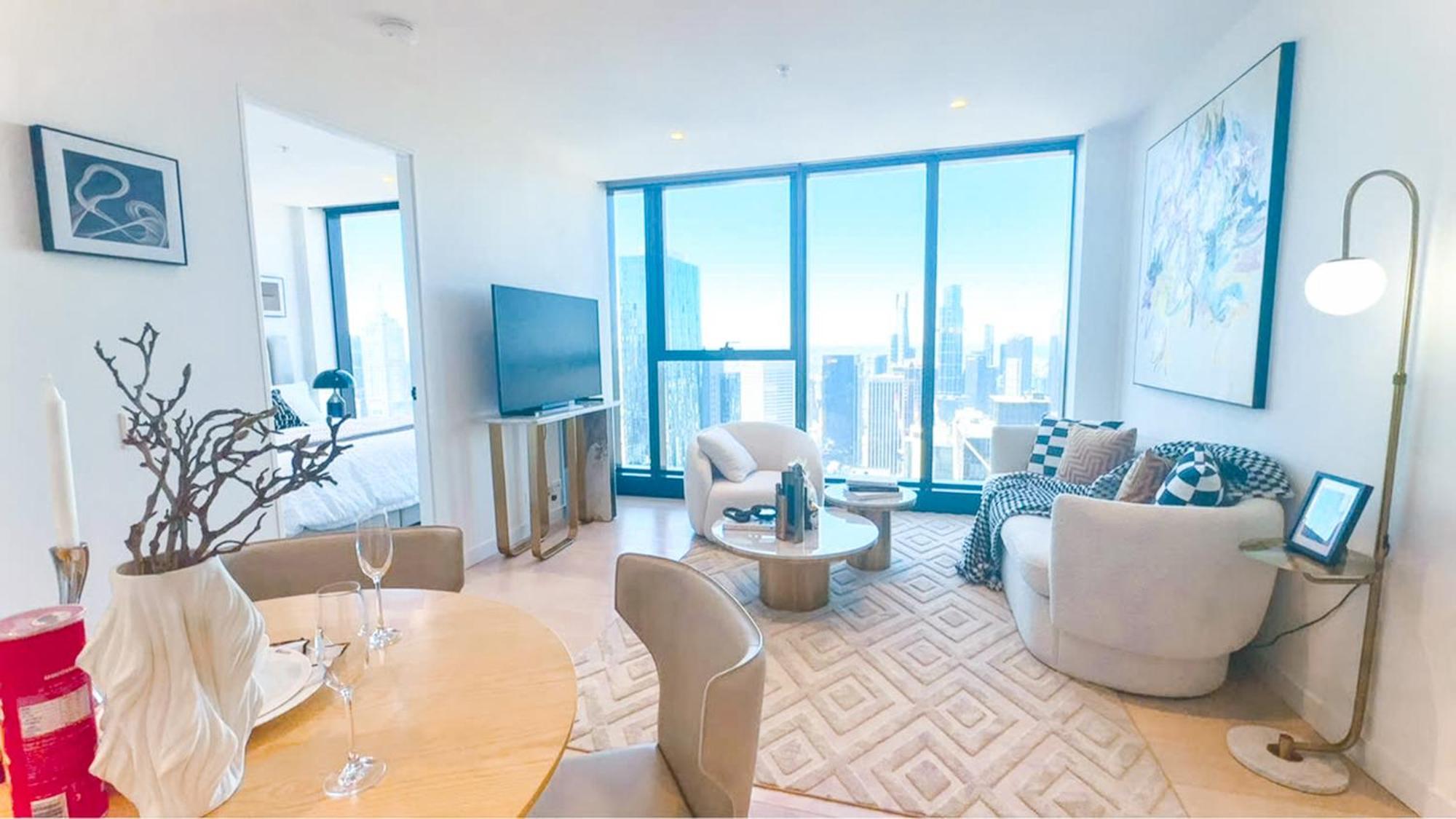 Apartment Cbd Skyline Luxury 2 Beds, 2 Baths Free Parking Melbourne