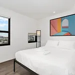 Stunning City Views Apt W Balcony & Study Desk!