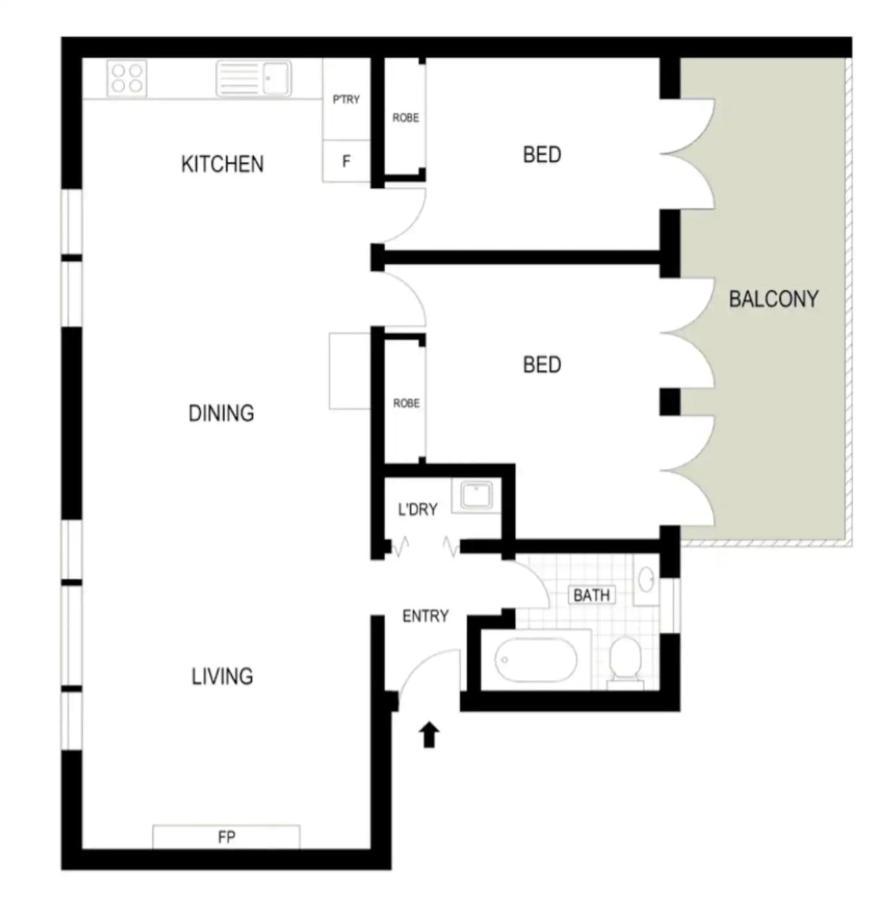 Apartment Bright & Sunny 2-bed Unit In The Heart Of St Kilda *