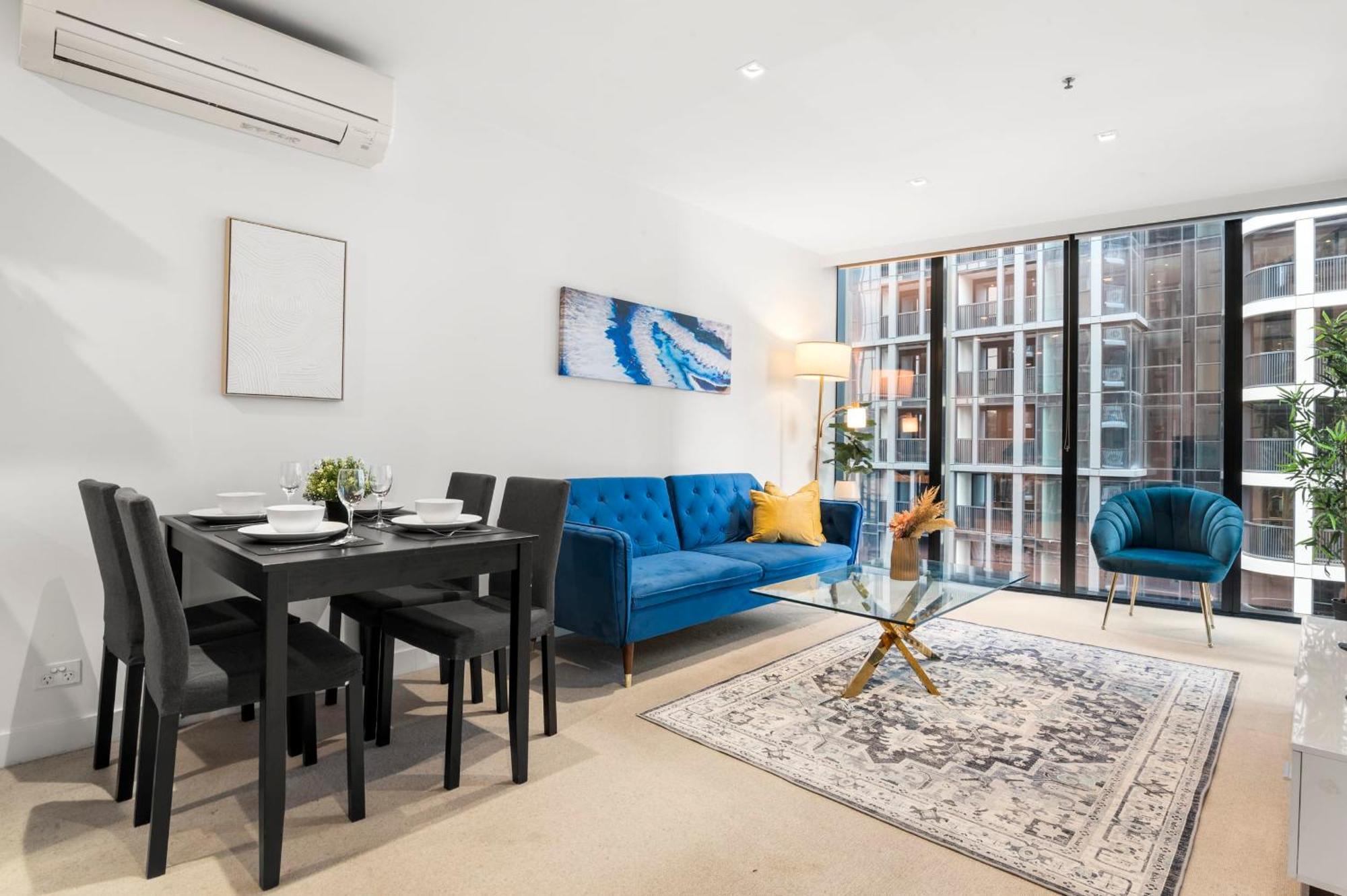 Apartamento Blue Haven At Marvel Stadium - Rooftop Pool & Free Parking Melbourne