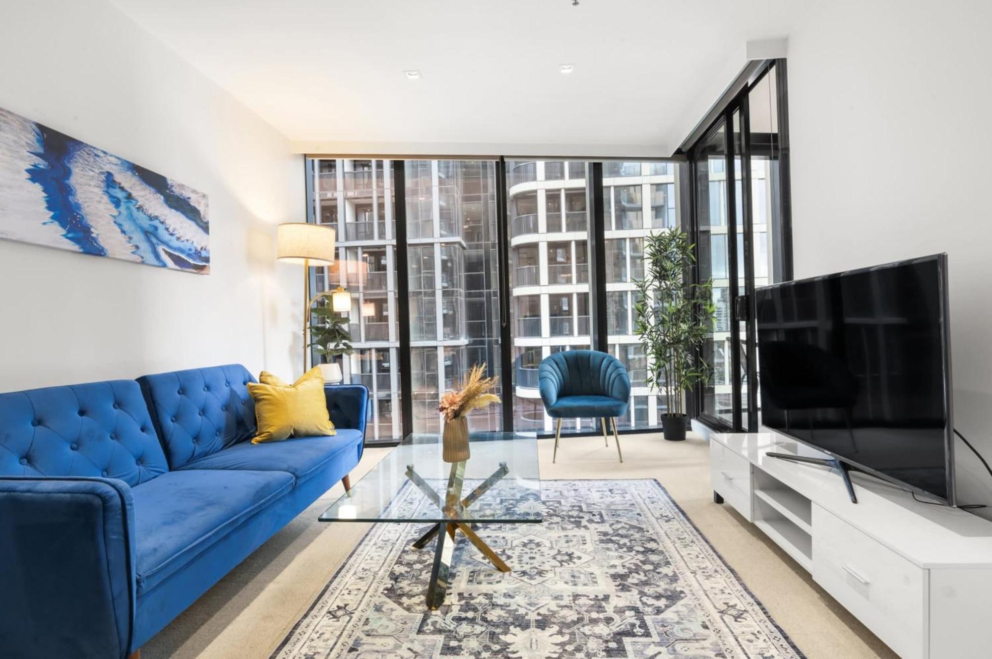 Apartamento Blue Haven At Marvel Stadium - Rooftop Pool & Free Parking Melbourne