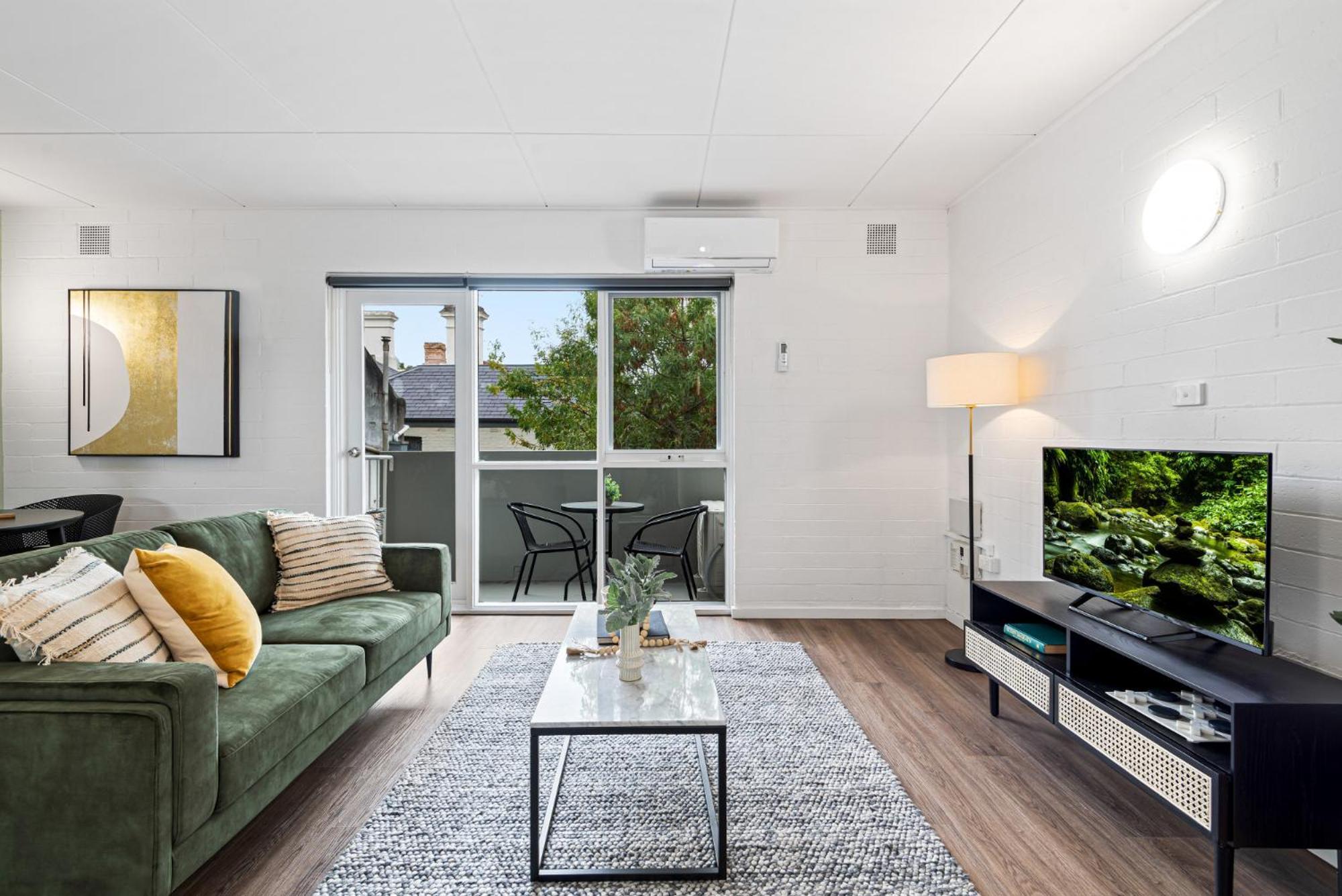 Apartamento Tasteful 1-bed With Balcony Seating Melbourne