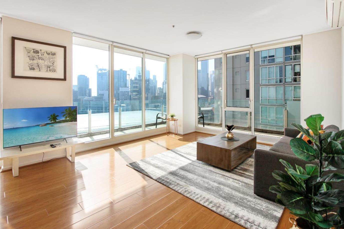 Spacious Living And Grand Views In Southbank Apartamento Melbourne