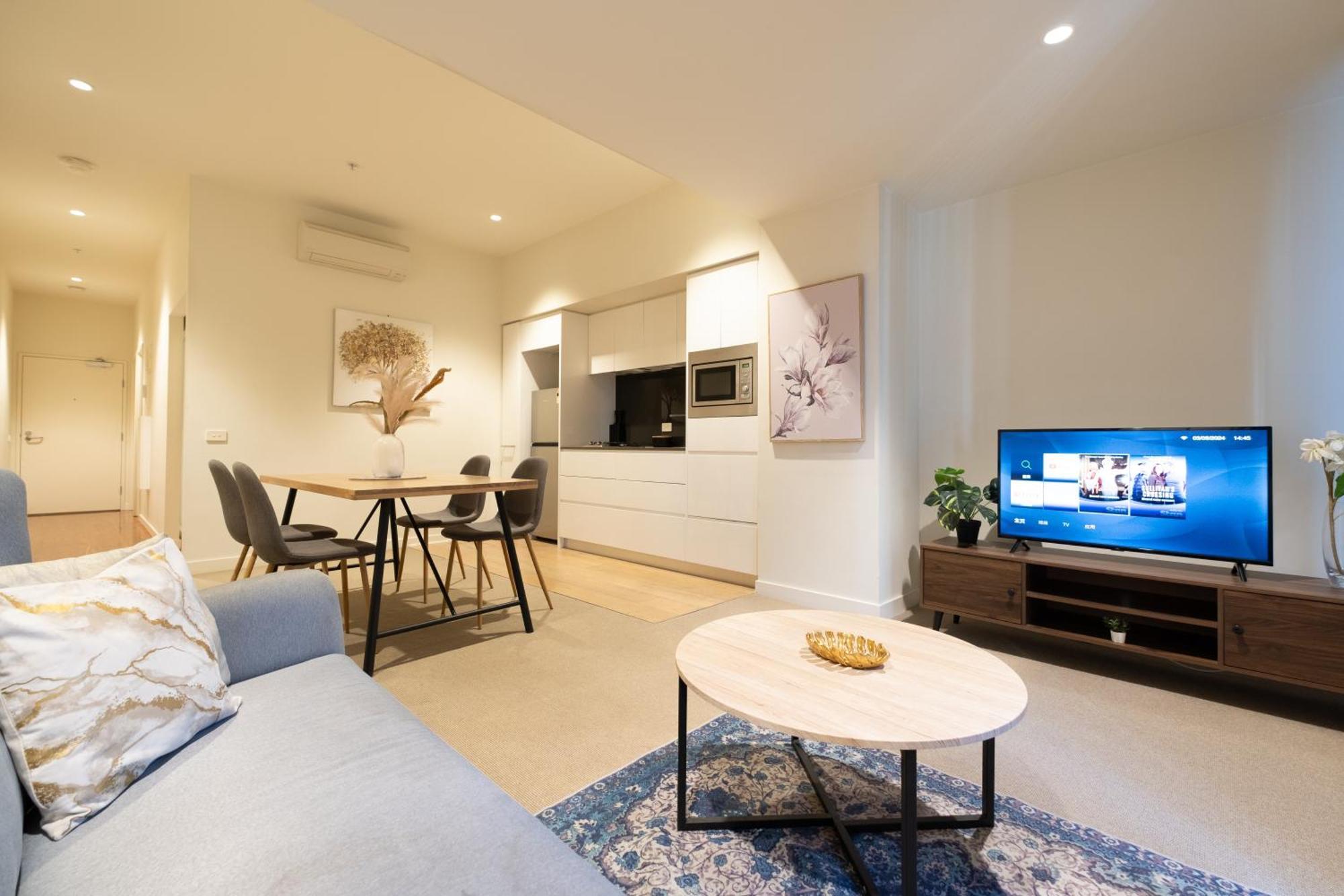 View 2br At William St Pool Gym Balcony Apartamento Melbourne