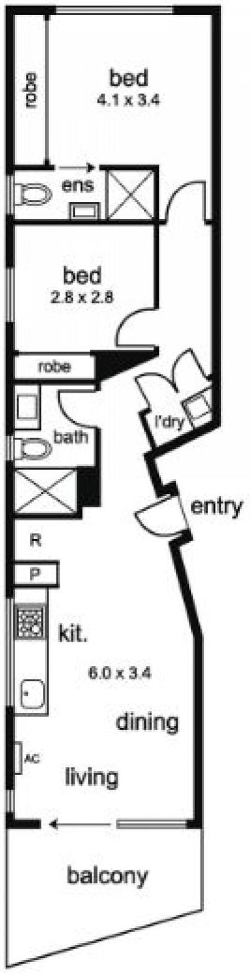Modern 2 Bed In Trendy Collingwood
