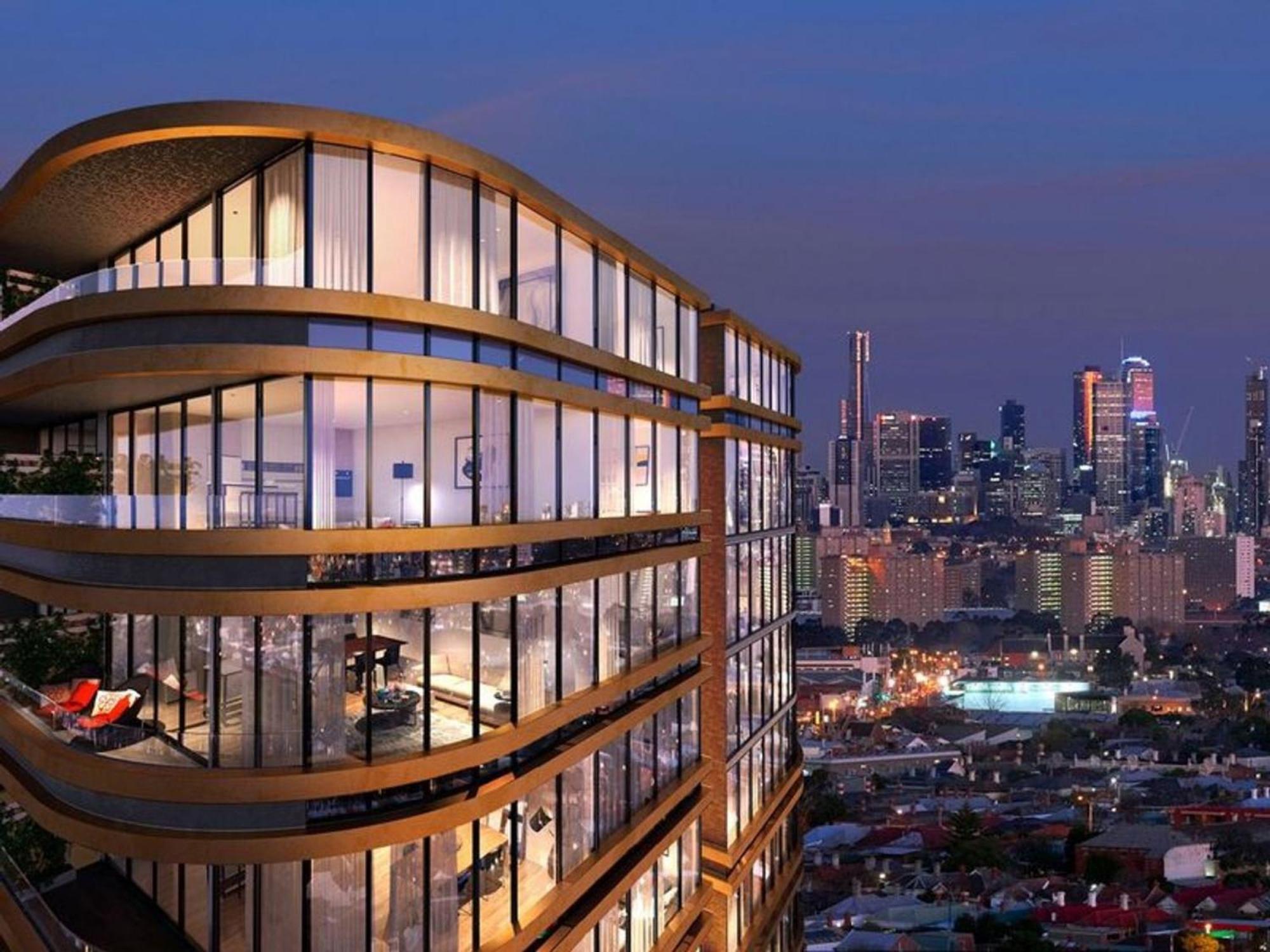 Apartment Chic 1-bed With Views Parking Gym & Pool Melbourne
