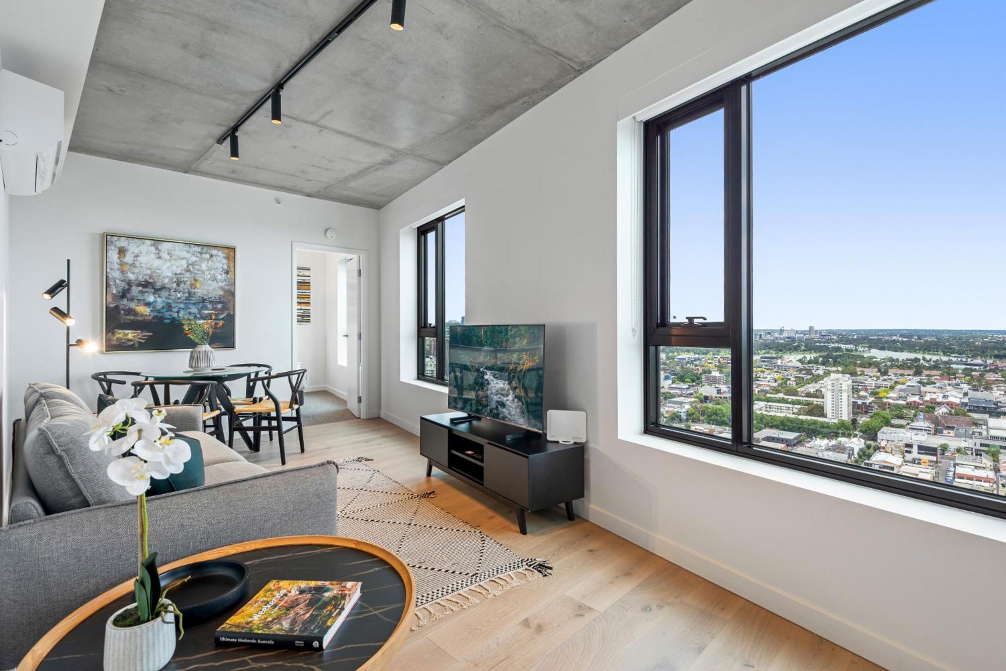 Apartment Chic High Rise 2-bed With Incredible Skyline Views Melbourne