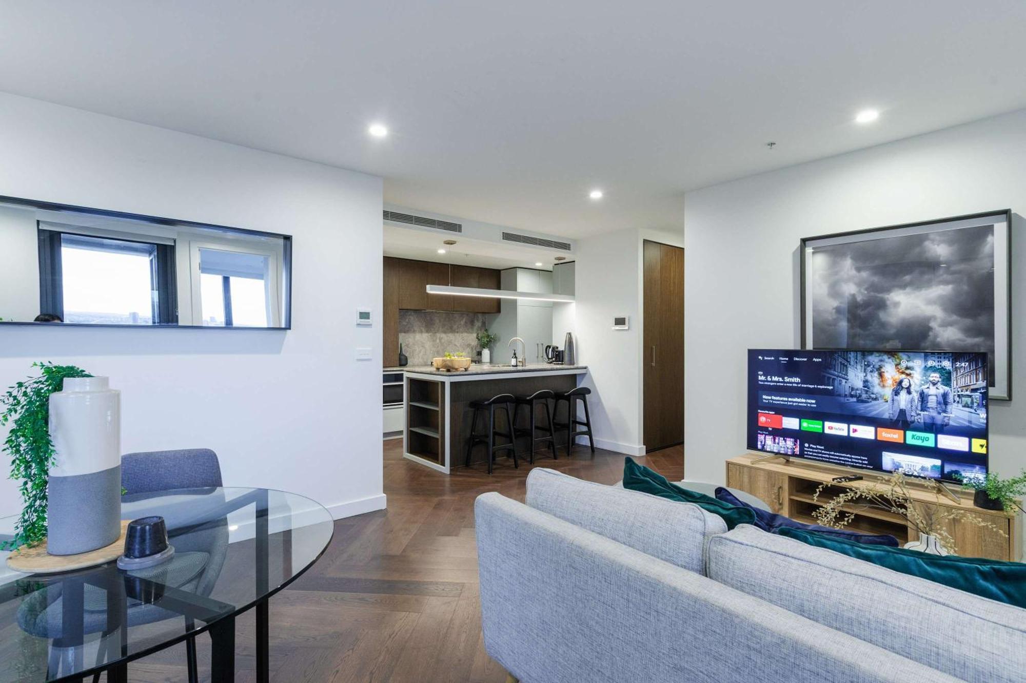Parkside 3b Flagstaff Gardens Freeparking Cityview Apartment Melbourne