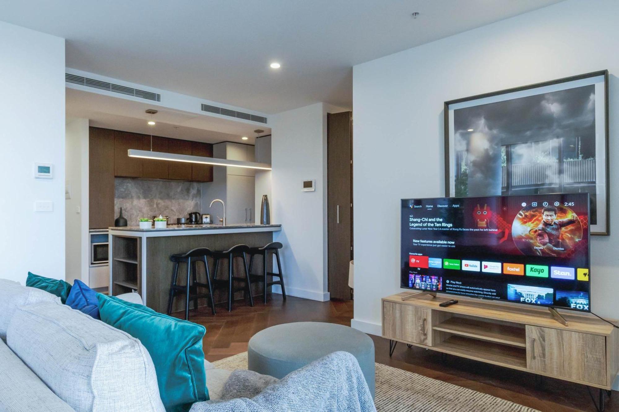 Parkside 3b Flagstaff Gardens Freeparking Cityview Apartment *