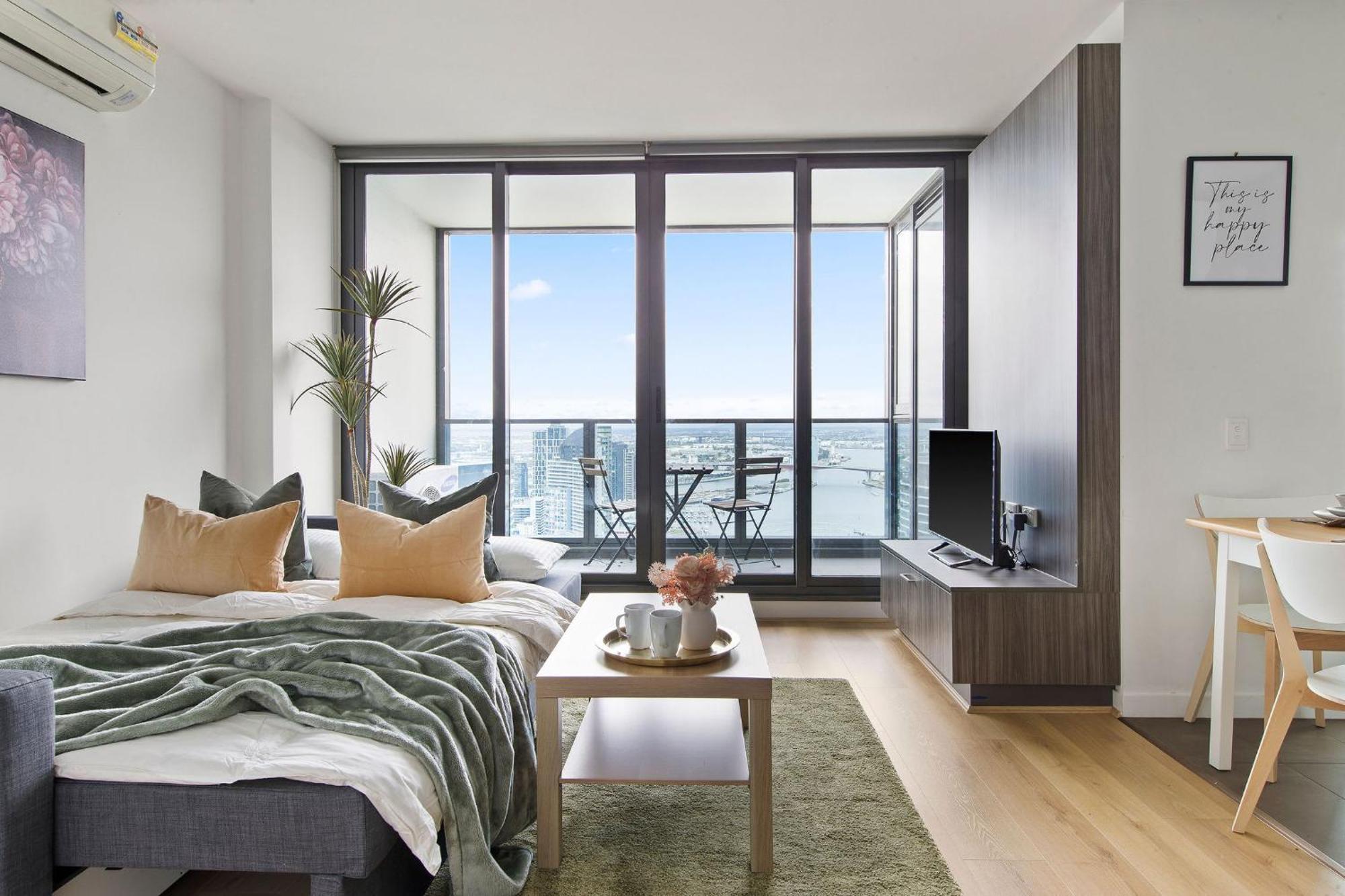 A Cozy 2br With Harbour Views Free Parking Apartment