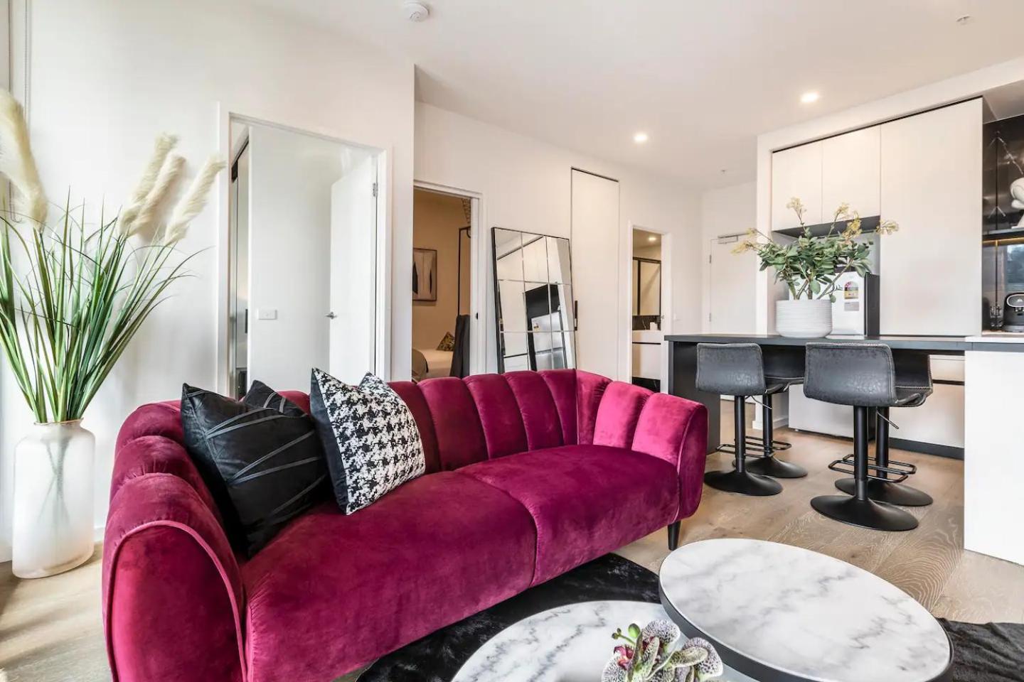 Apartment Industrial Glam In Melbourne's Coolest Suburb