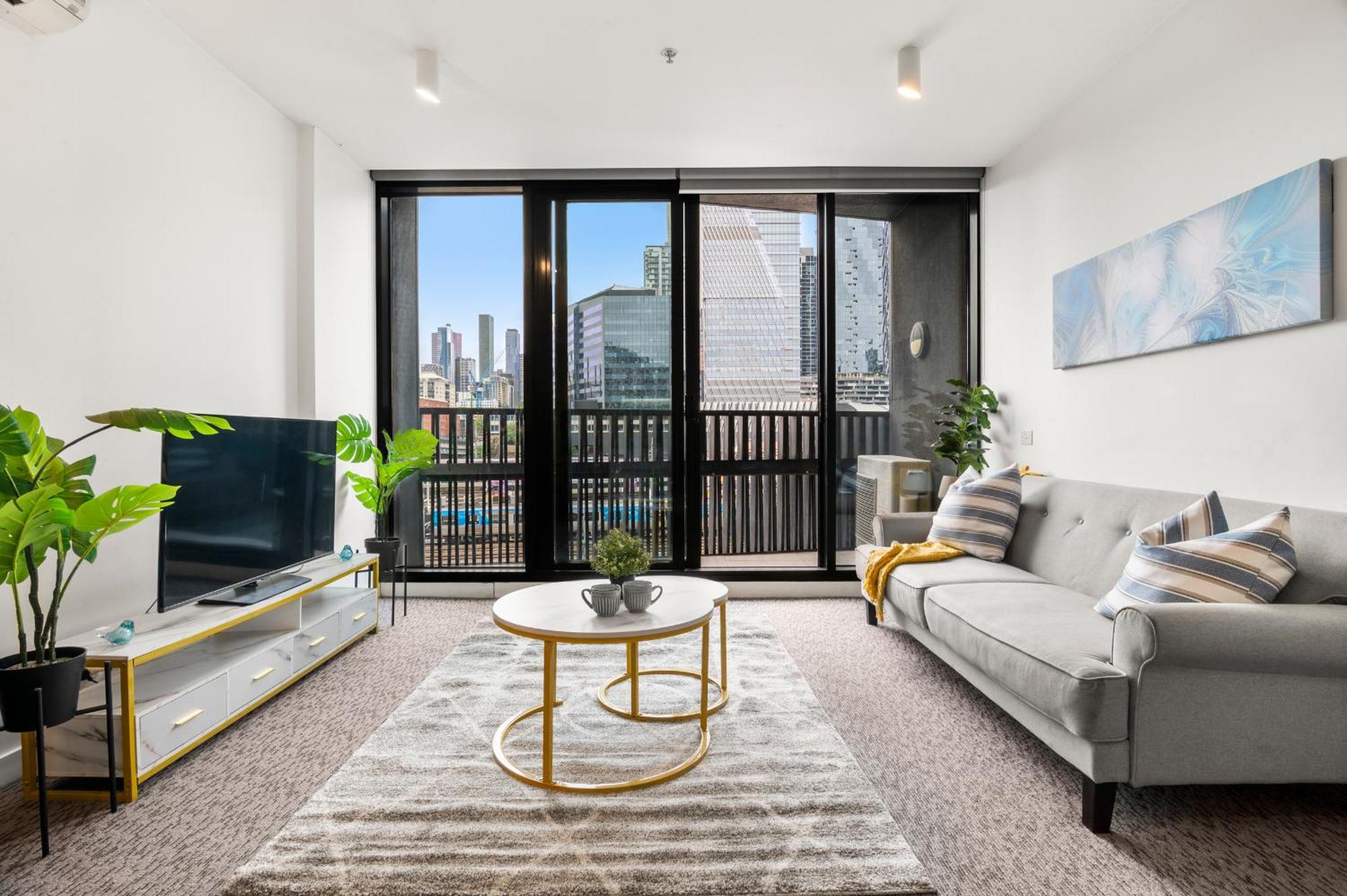 Cozy 1 Bedroom At Marvel Stadium With Rooftop Pool And Gym Melbourne