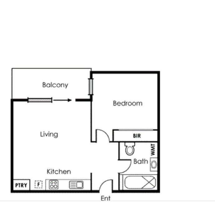Apartment Cozy 1 Bedder In St Kilda With Balcony