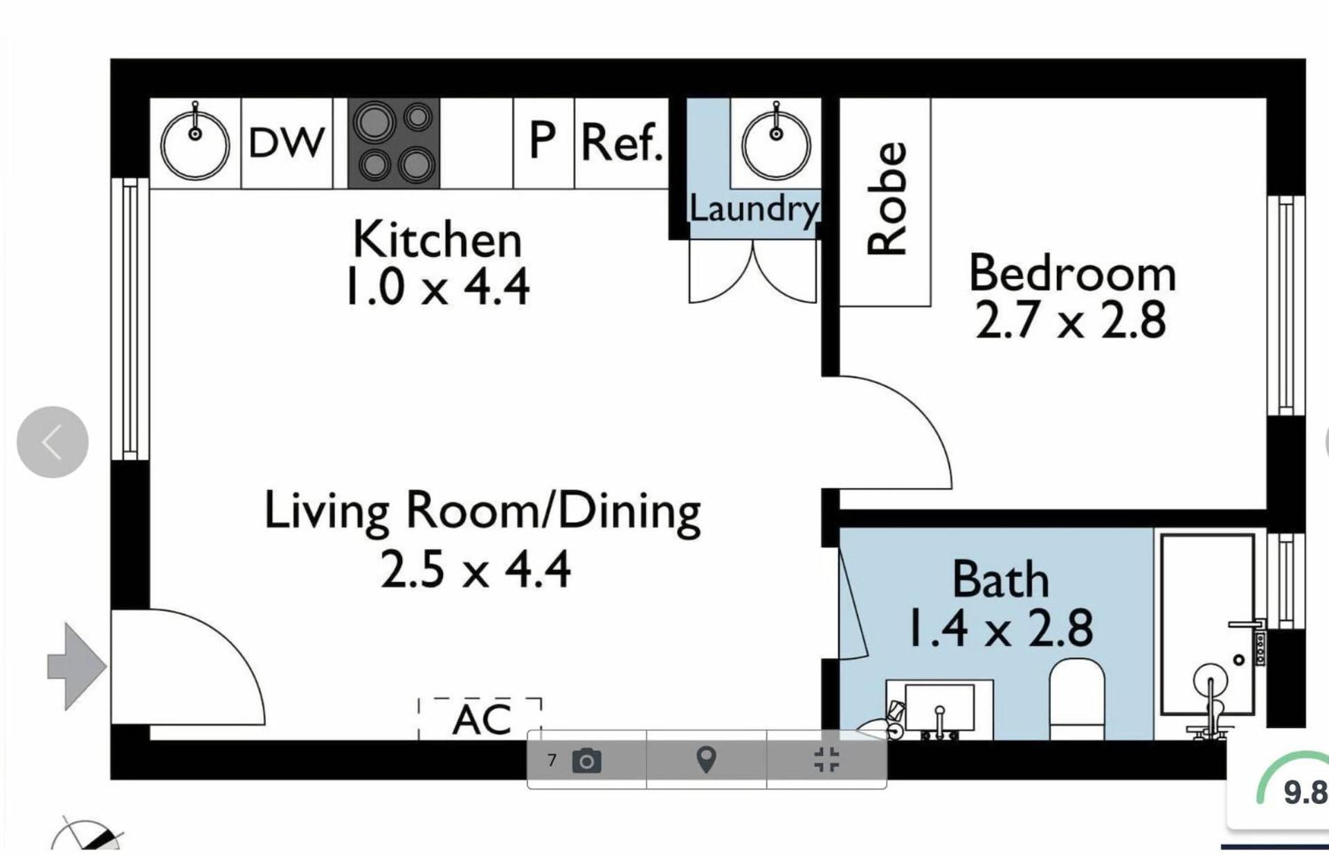 Sunny And Stylish One-bedroom *