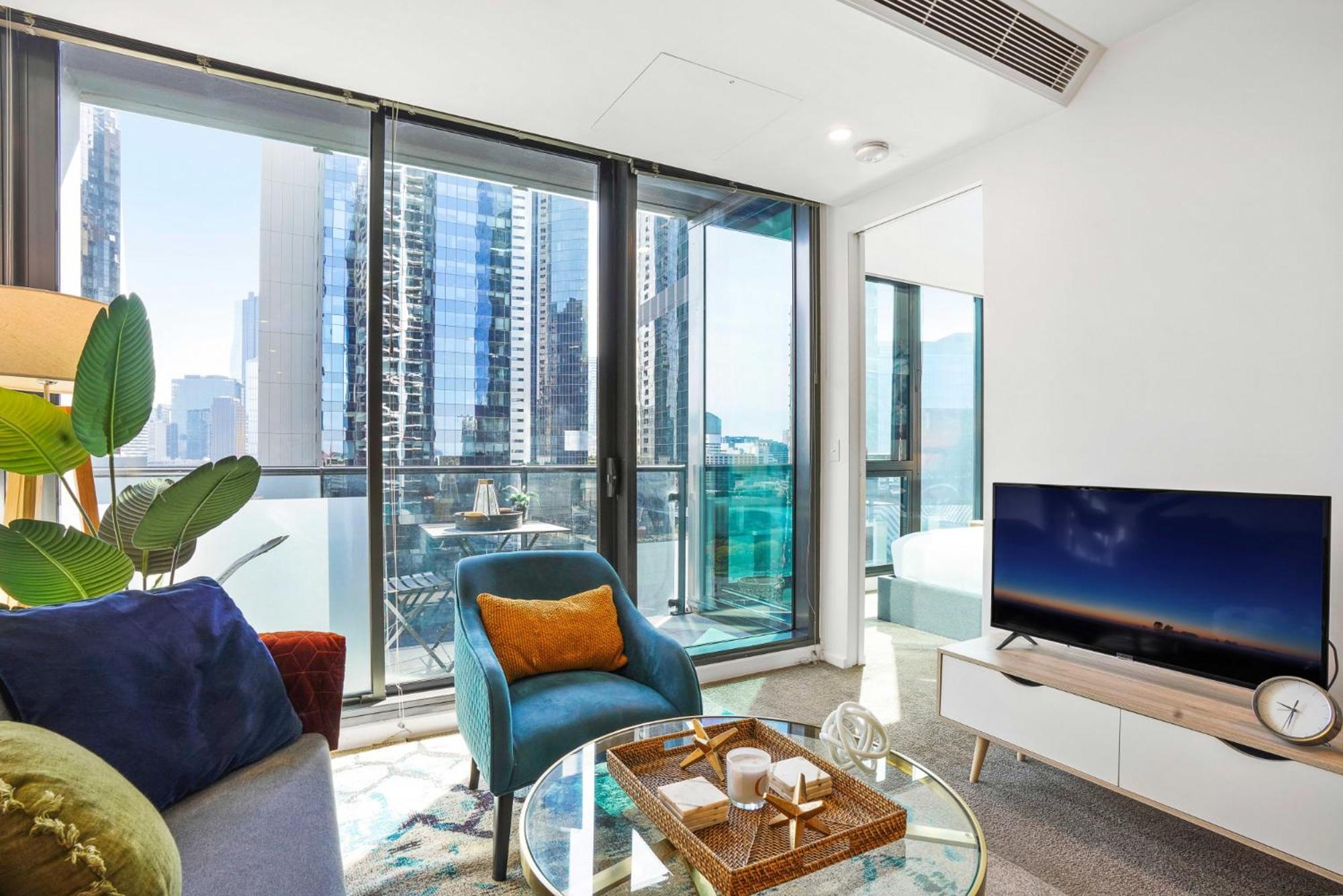 Southbank Central 2-bed - Pool, Gym & City Views Apartamento *