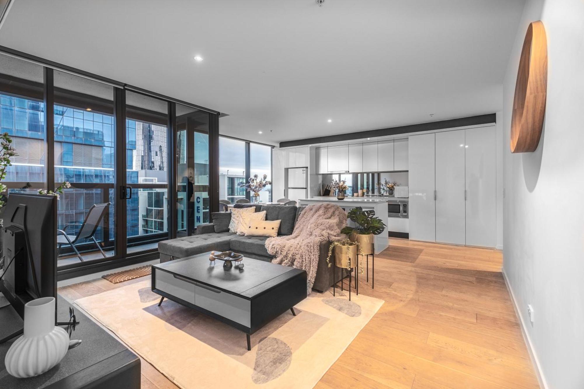 Apartment Manhattan Stadium View 3br2ba Free Parking Melbourne