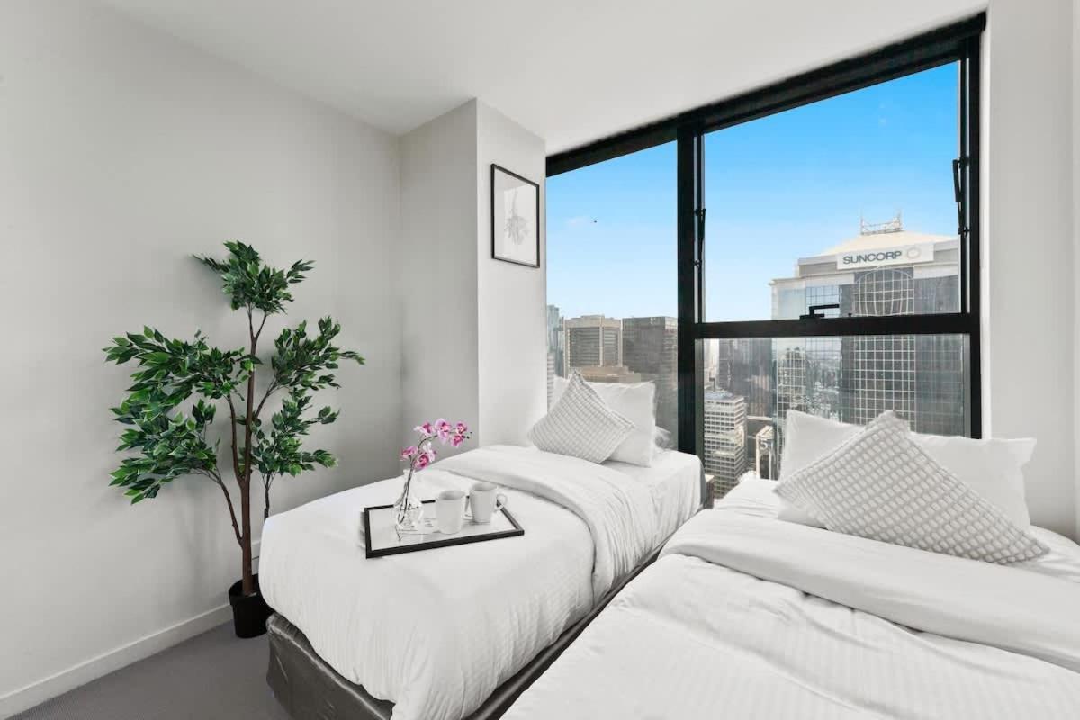 Modern 2br On Collins Skyline Views & Parking Apartamento Melbourne