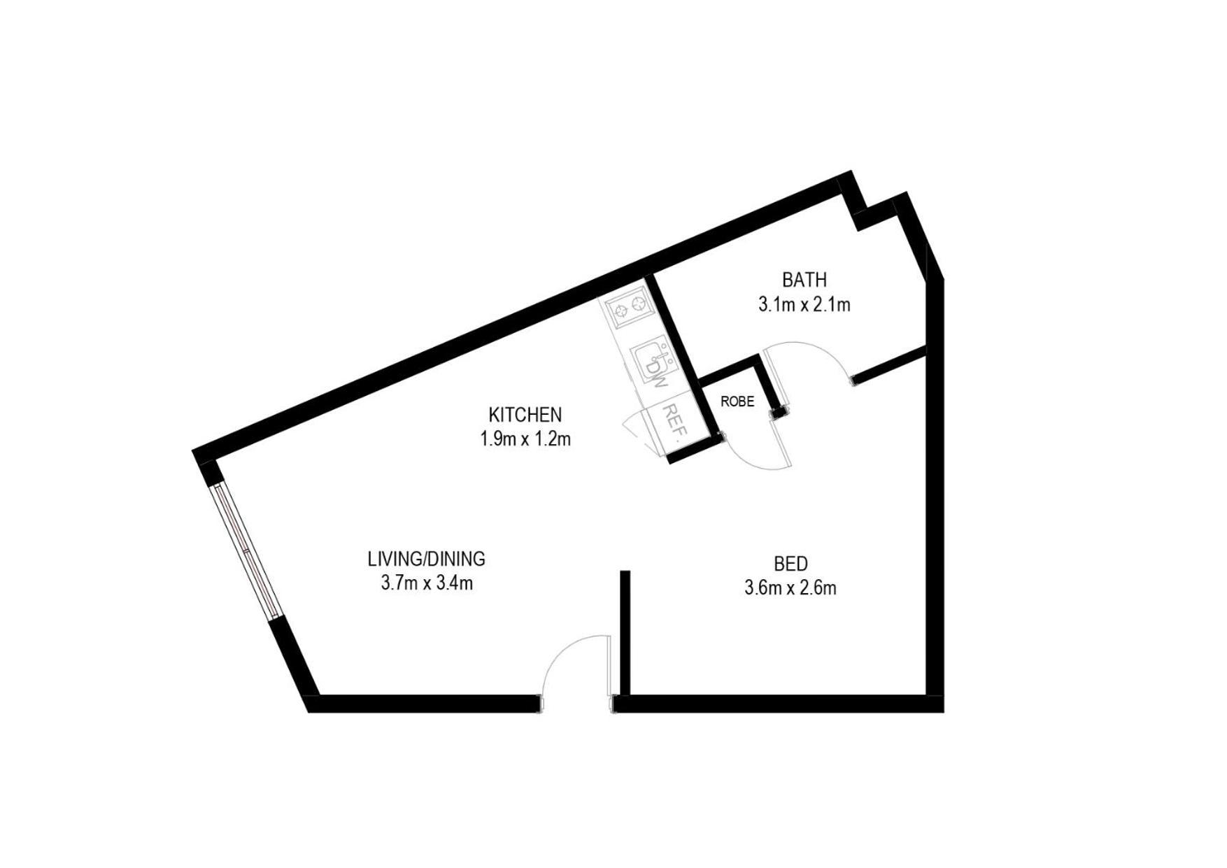 Apartment Cozy 1br Apt In Downtown W Wi-fi