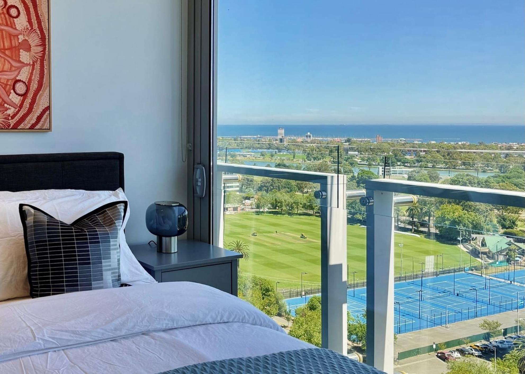 Luxury 2br - Stunning Bay View Cbd View Lv16 * Melbourne