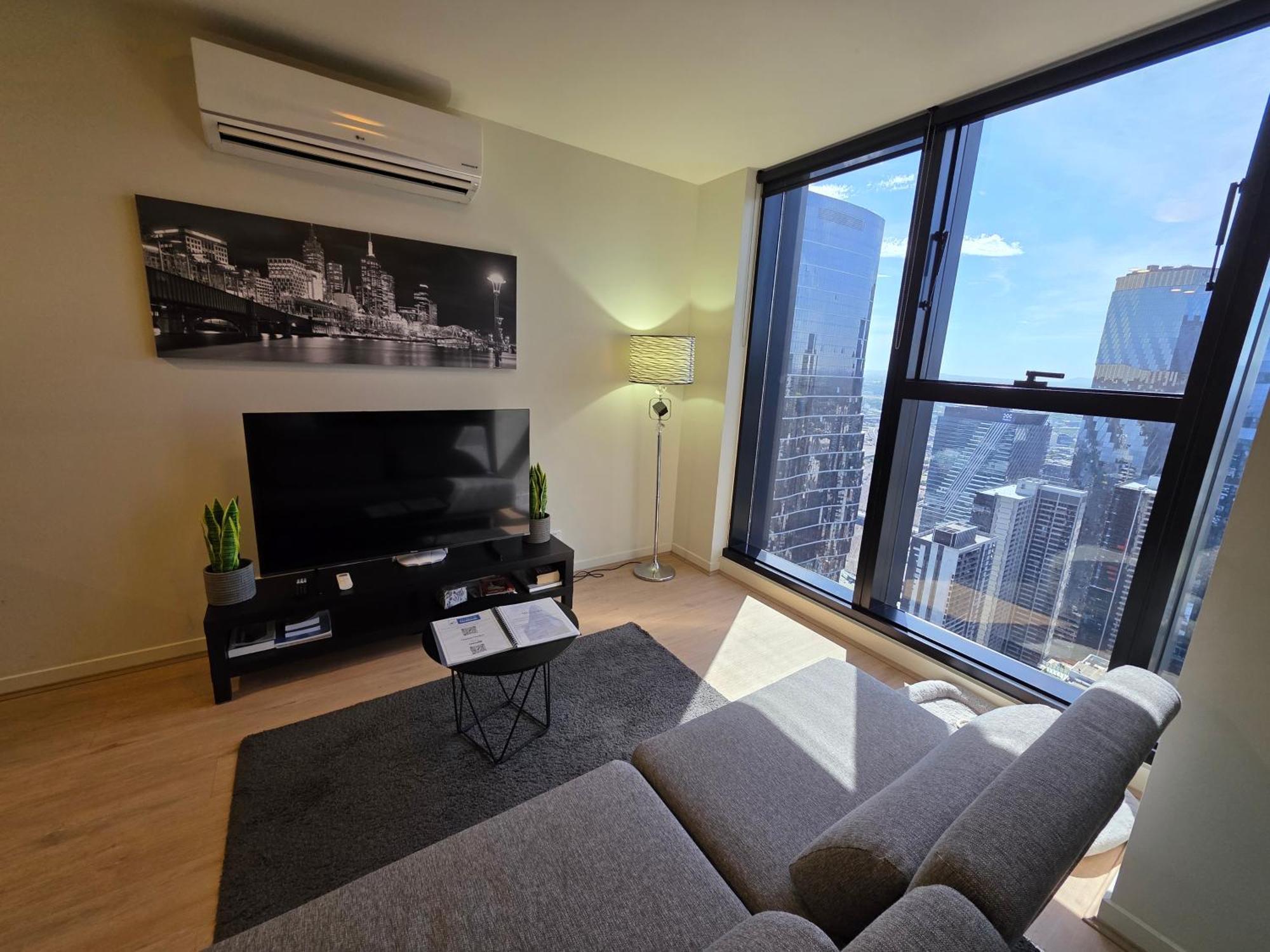 Apartamento Cbd Southern Cross Collins St Skyline View Balcony *