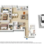 City View 3 Bedroom Apt Next To Casino Mcec