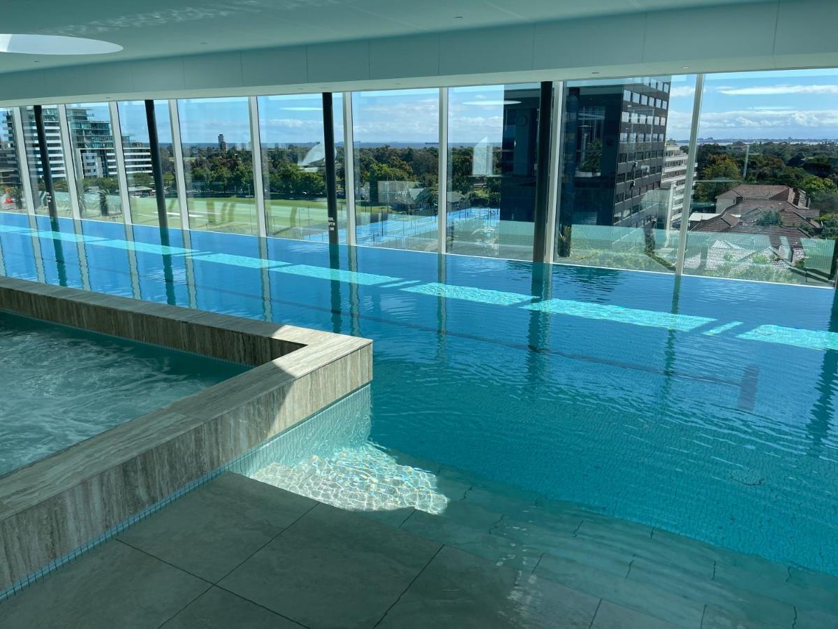 Apartment The Fawkner Bay-view Pool/gym Free Parking *