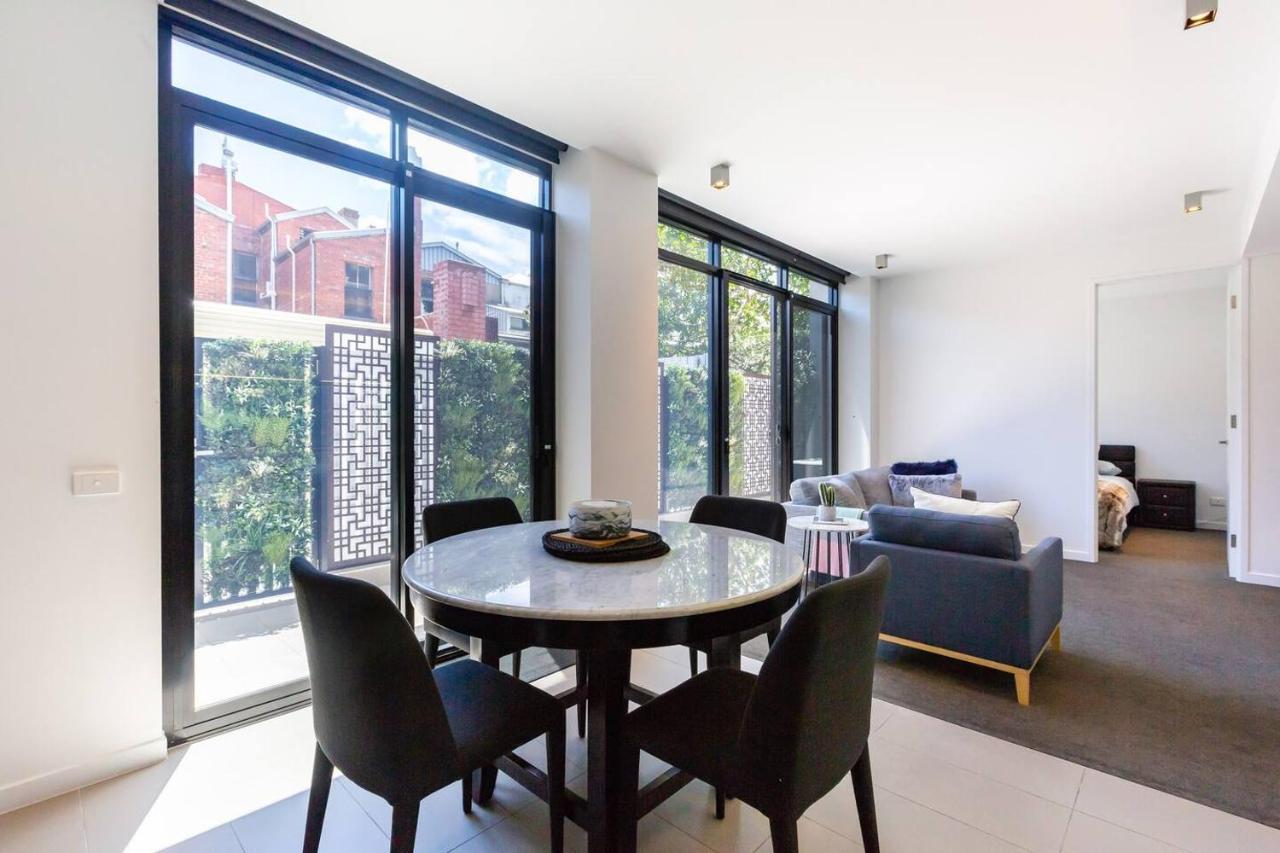 Richmond Chic Off Bridge Rd With Patio Parking Apartamento Melbourne