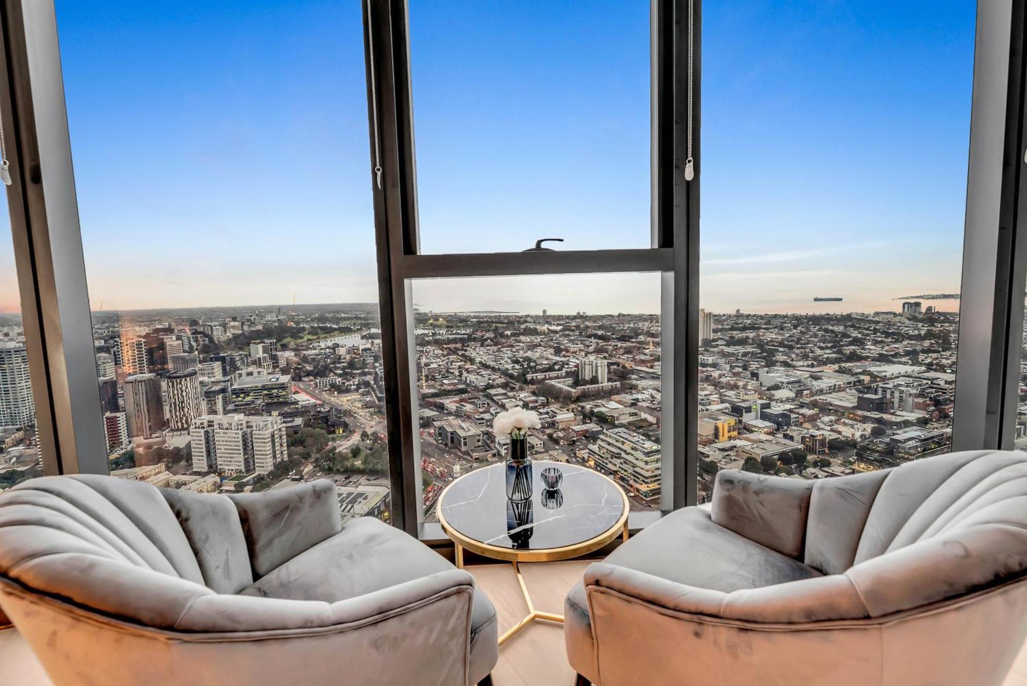 Apartamento Luxe Panoramic 3 Bedroom Penthouse With Onsite Parking Melbourne