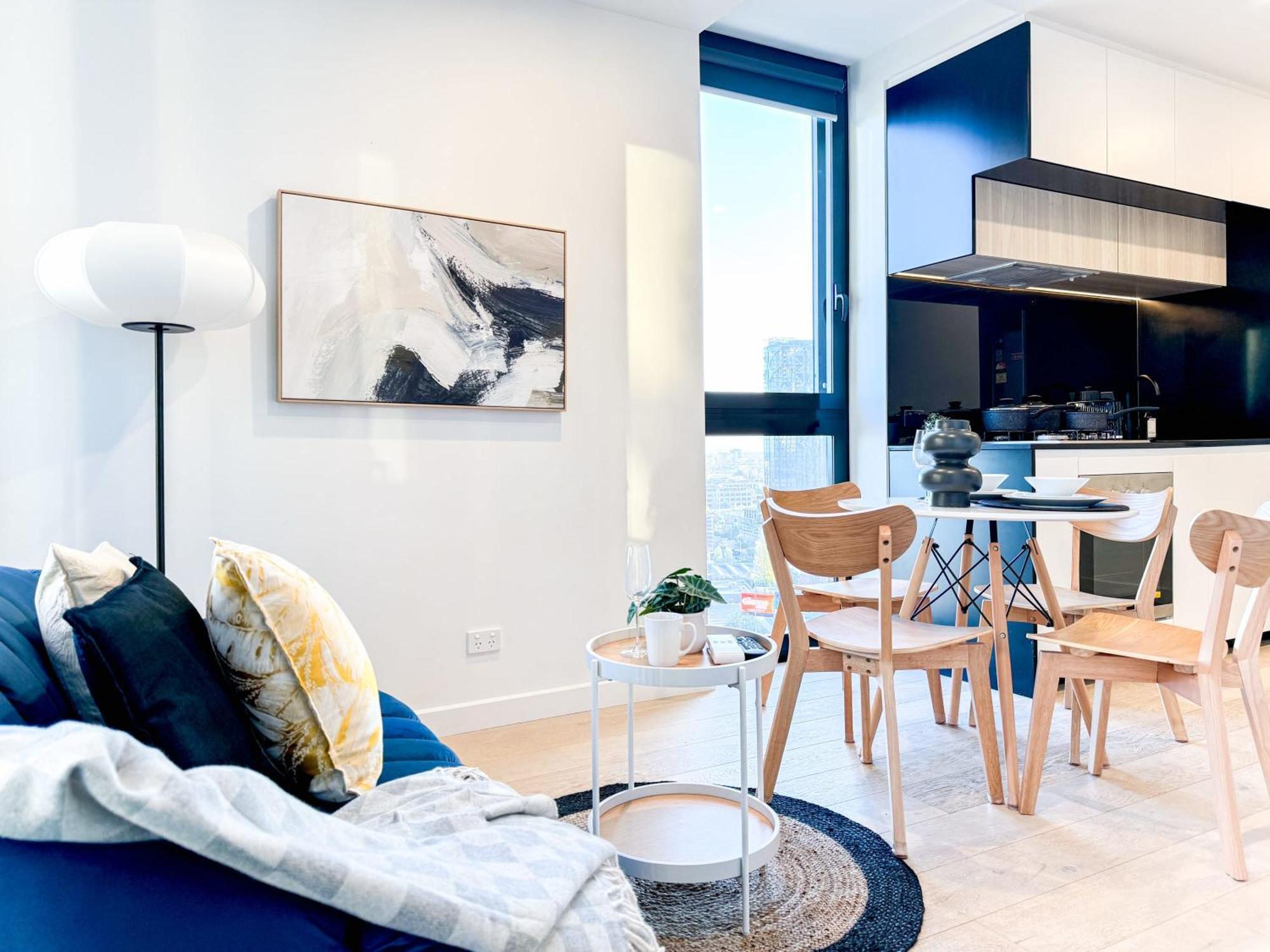 Apartamento Elegant 2br Skyline Free Parking Melbourne