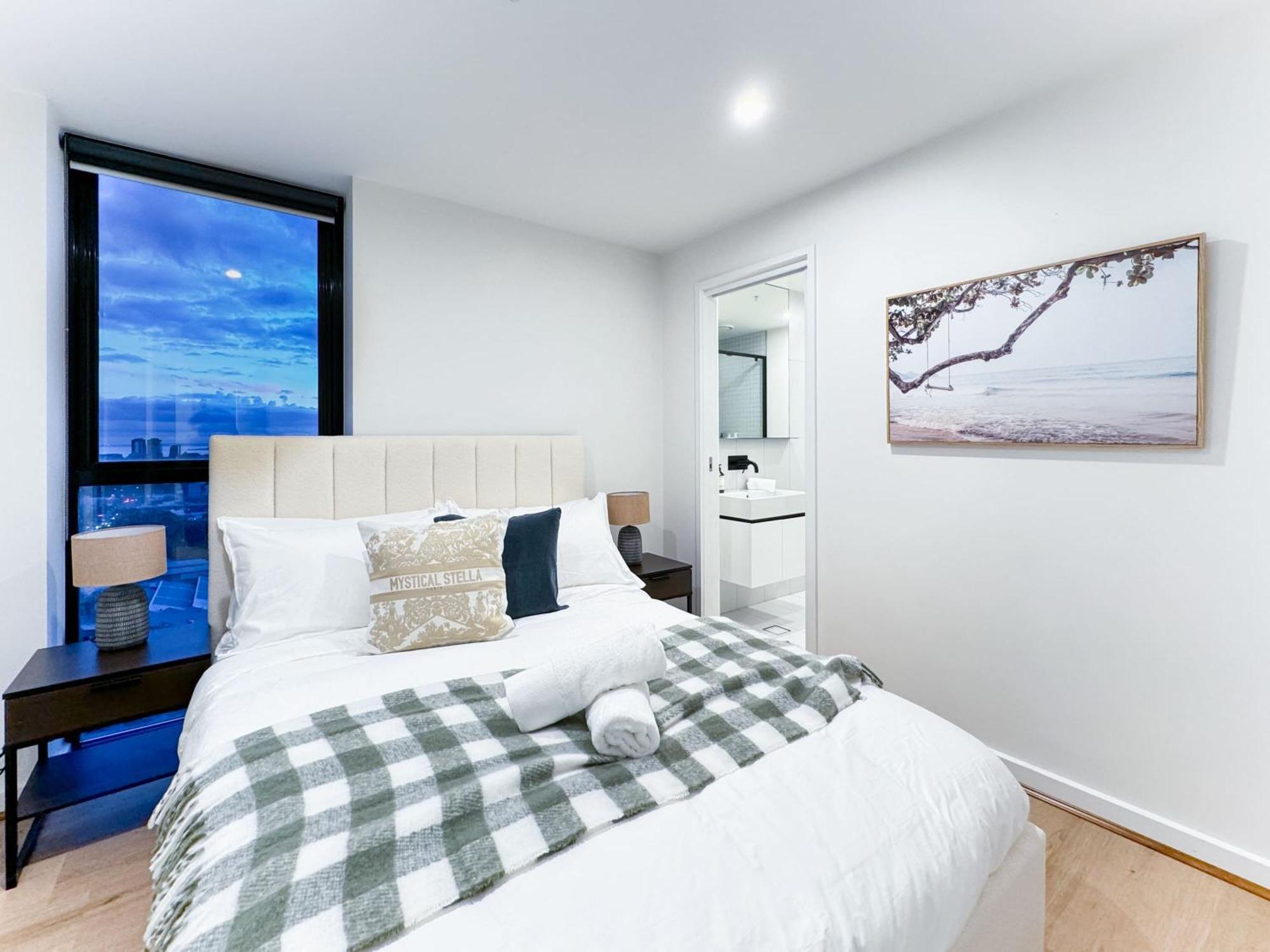 Elegant 2br Skyline Free Parking Apartamento *