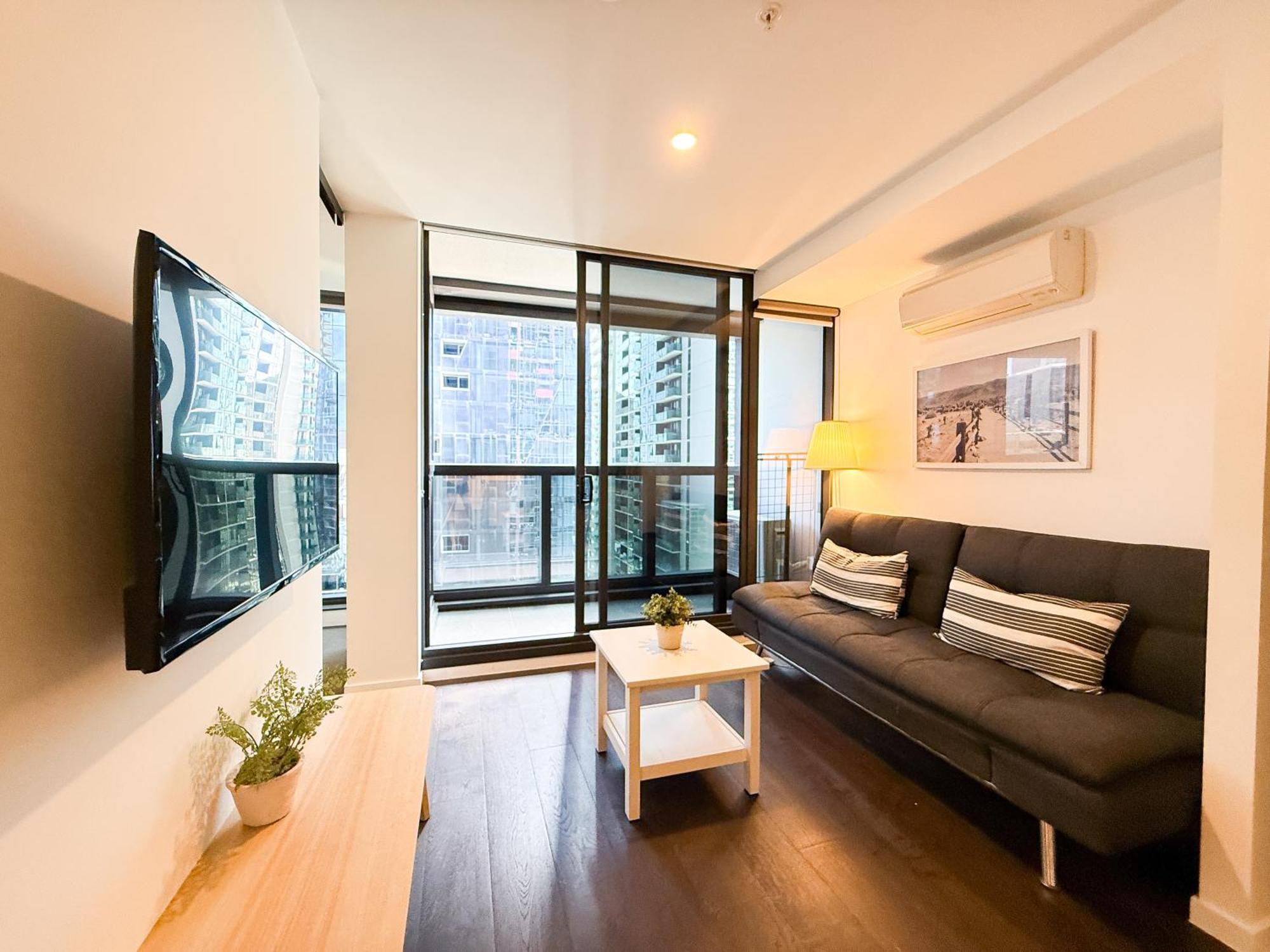 Apartment Modern Luxe Chic 2br Near Southern Cross Station