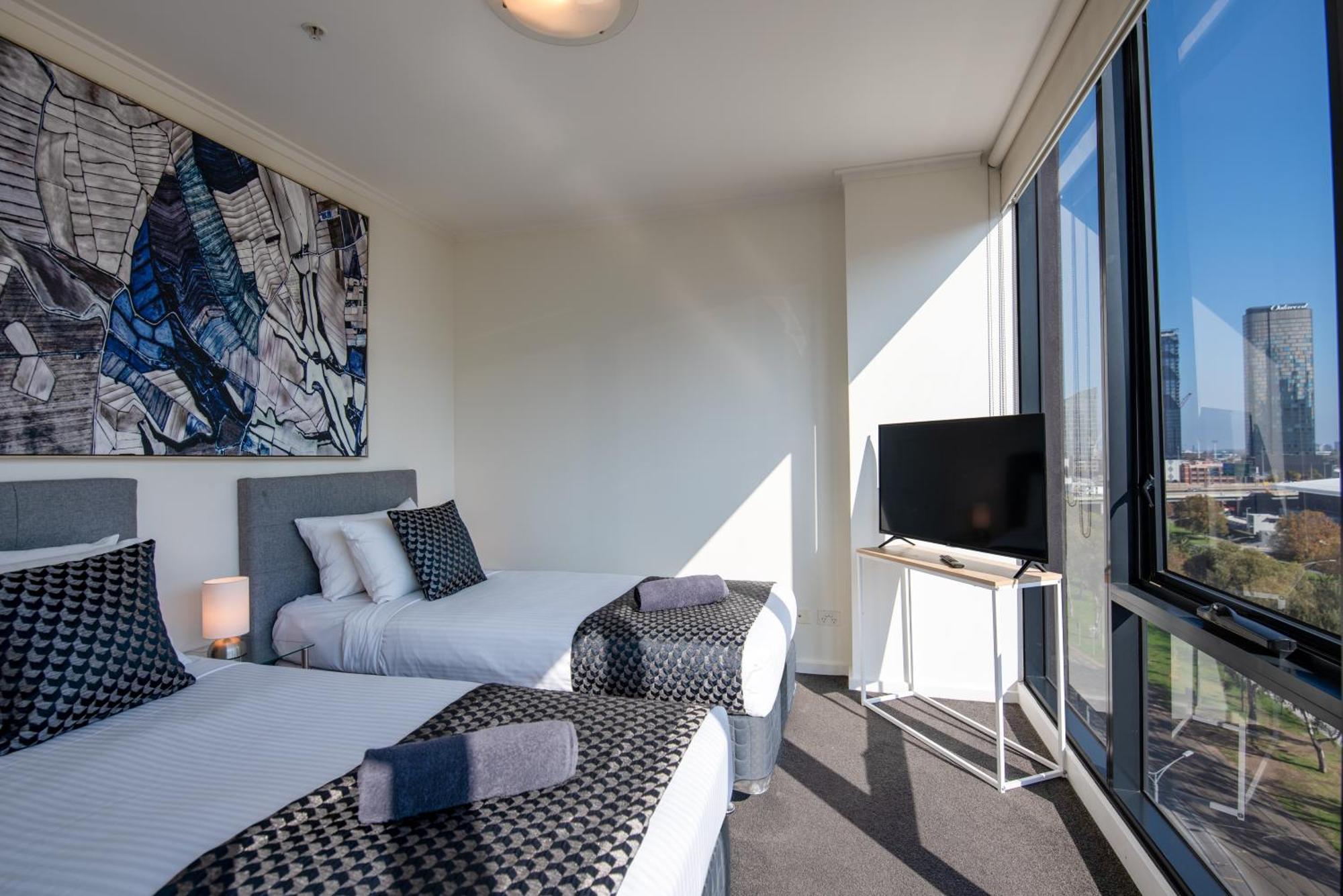Apartment View 3 Bedroom Next To Casino Mcec Melbourne