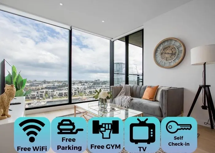 Delightful 2Br Riverview@Docklands