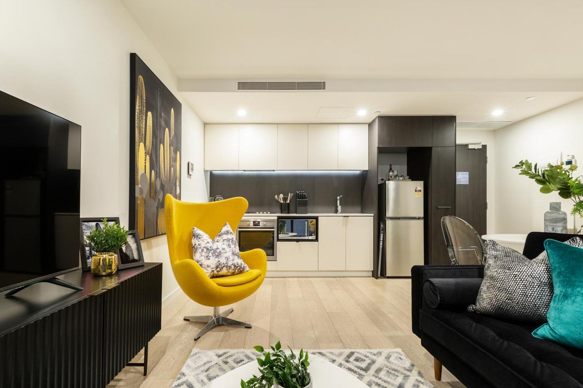 Trendy 2-level Condohuge Terrace Free Parking Apartment Melbourne