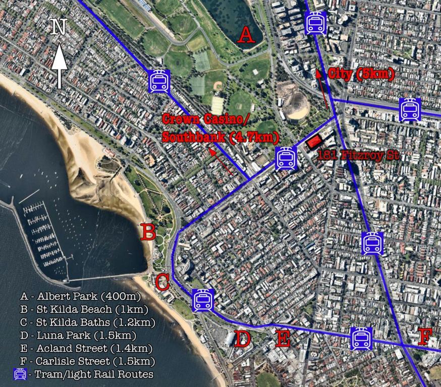 ☆ Heart Of St Kilda ☆ Infinity Pool+parking+wifi Apartamento Melbourne